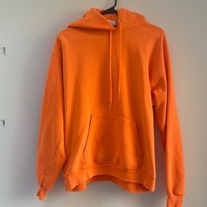 Orange Hanes Hoodie